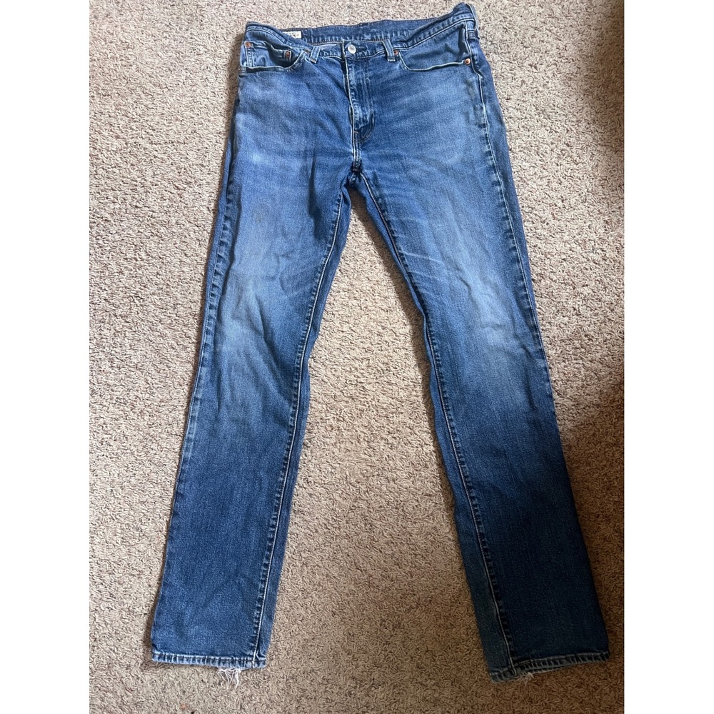 Levis Premium 511 Slim Fit Mens Jeans Blue Denim W36 L32 04511-3221